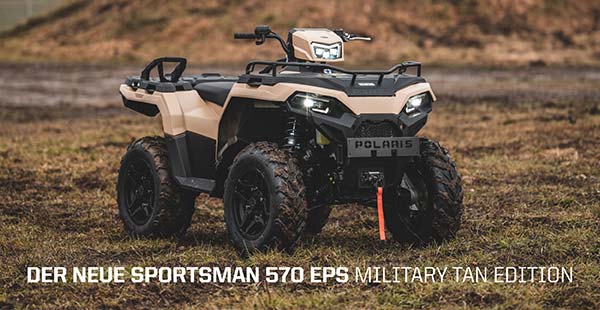 New Sportsman 570 EPS Military Tan Edition